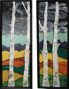 Birch Trees Diptych